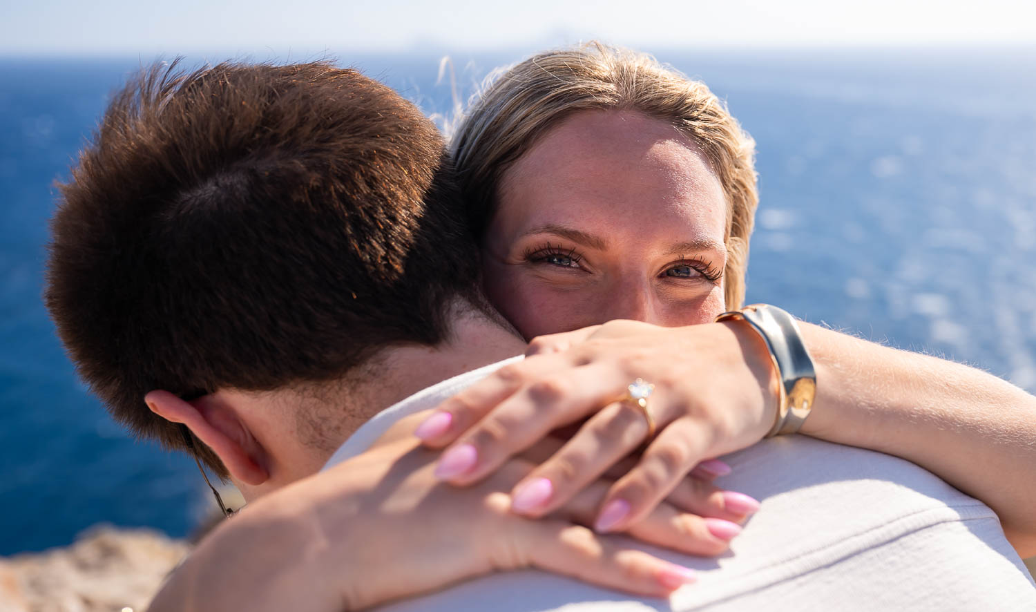 after proposal hug