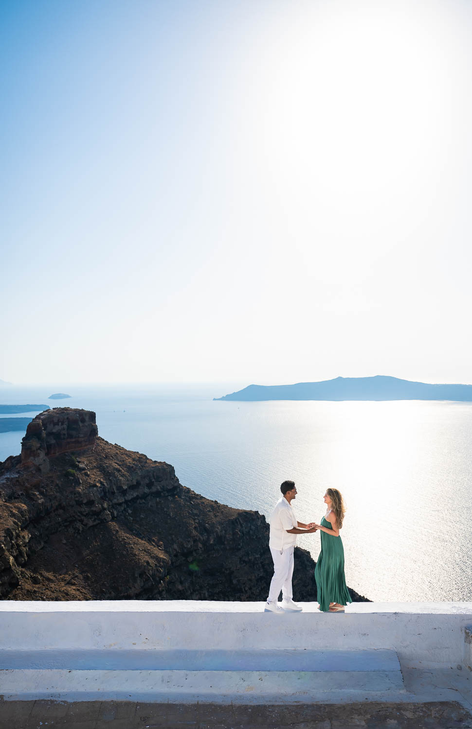 caldera view proposal santorini